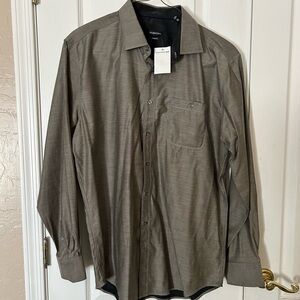 Bugatchi Two-Tone Shaped Fit Shirt